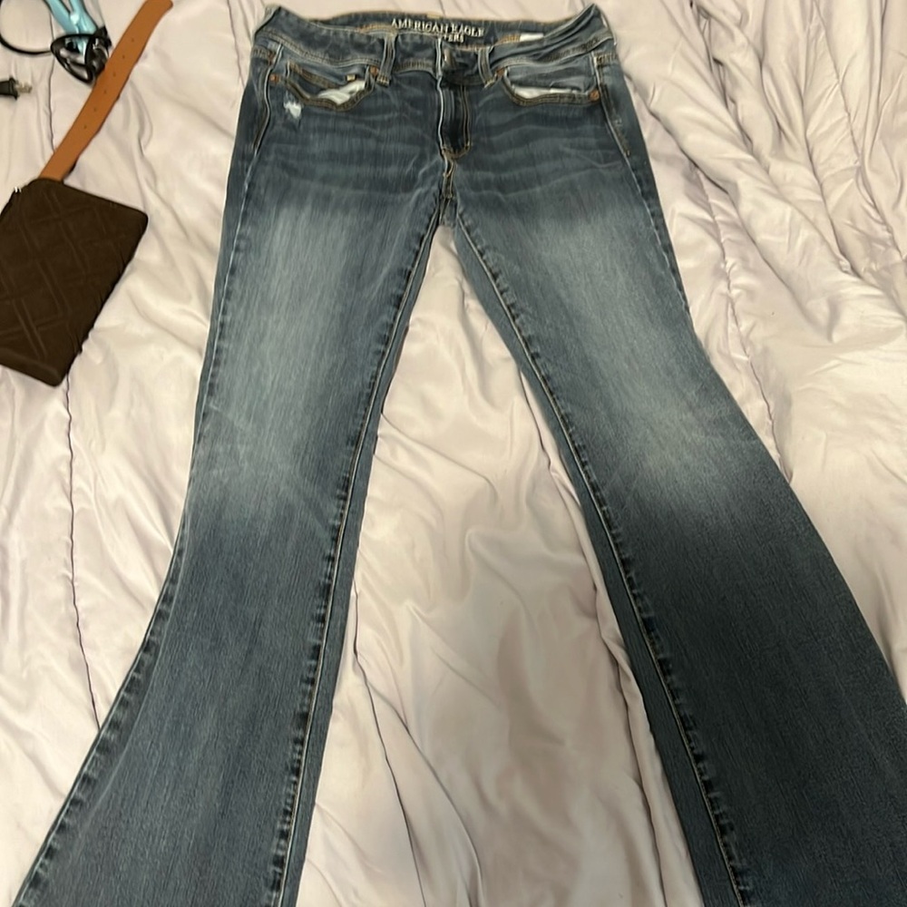 American eagle size 8 long kick boot super stretch